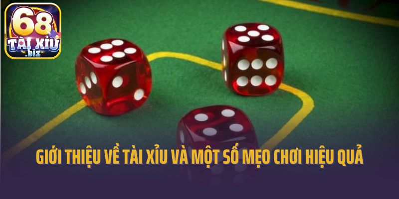 Giới thiệu về tài xỉu và một số mẹo chơi hiệu quả