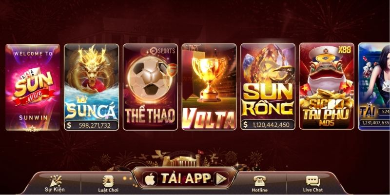 Sân chơi cung cấp hệ thống game tài xỉu chất lượng 